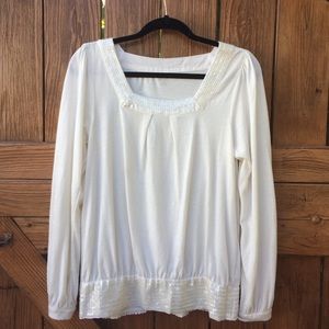 A.N.A Long Sleeve Knit Top with Sequins
